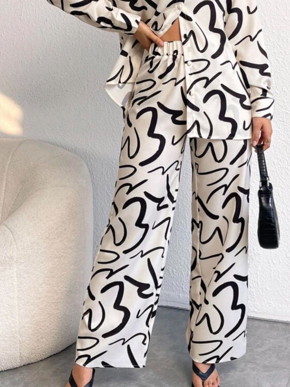 SHEIN | Abstract Print Matching Set